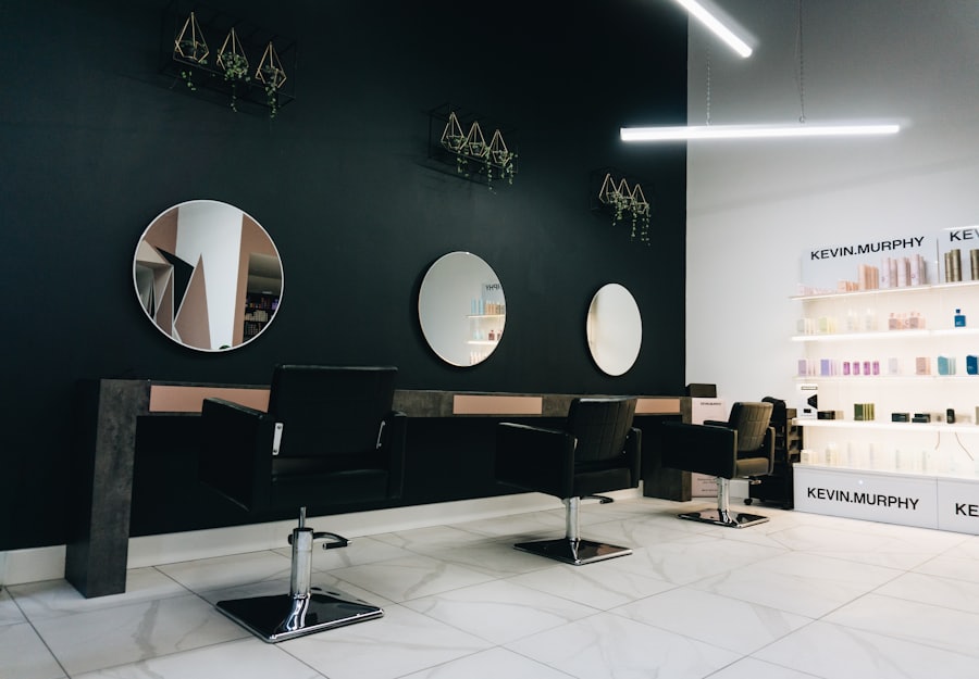 Name Beauty salonunun iç mekanı